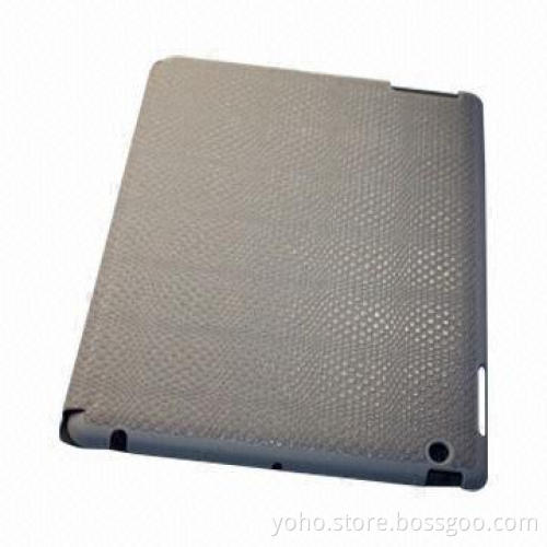 White Color Multiple-functional Different Degrees Leather Case for New iPad with Magnetic Inside
